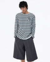 GREY CIRCLE PATCH LONGSLEEVE 