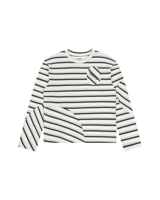 CREAM CIRCLE PATCH LONGSLEEVE 