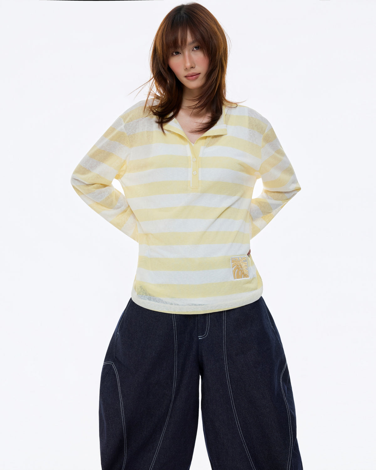 YELLOW MONSTERA LONGSLEEVE