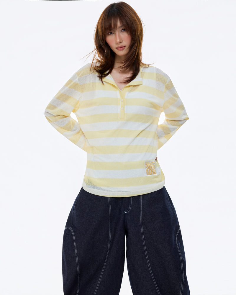 YELLOW MONSTERA LONGSLEEVE