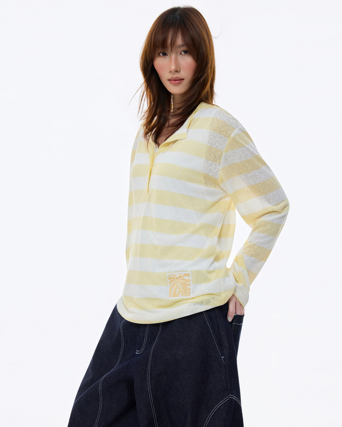 YELLOW MONSTERA LONGSLEEVE