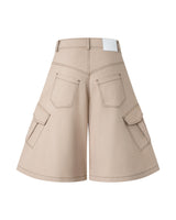 DIAGONAL SIDE CROPPED TROUSERS