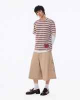 RED RED TAG STRIPE TEE