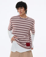 RED RED TAG STRIPE TEE