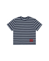 BLUE RED TAG STRIPE TEE