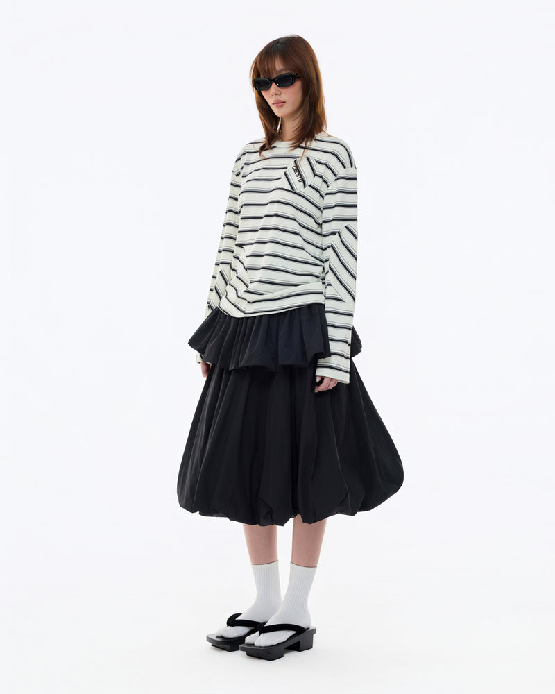TIERED BUBBLE SKIRT