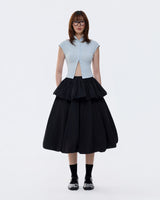 TIERED BUBBLE SKIRT