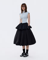TIERED BUBBLE SKIRT