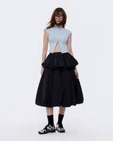 TIERED BUBBLE SKIRT