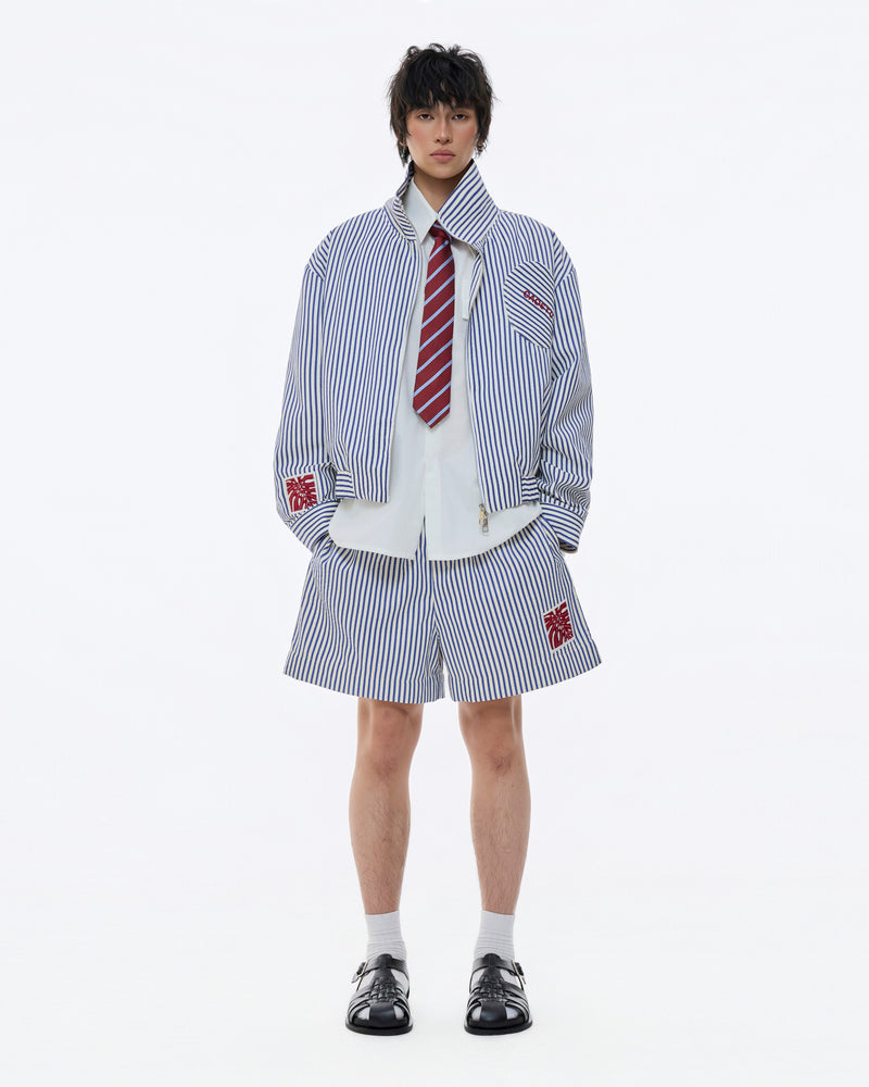 MONSTERA STRIPE SHORT