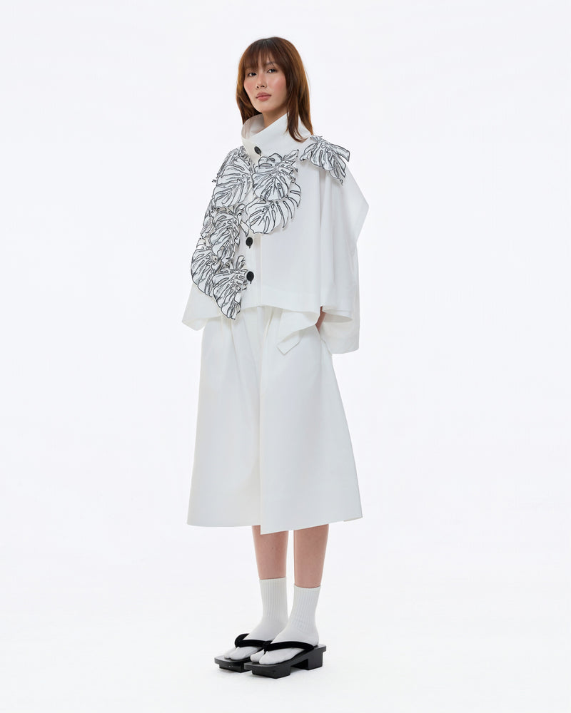 MONSTERA GARDEN CAPE SHIRT