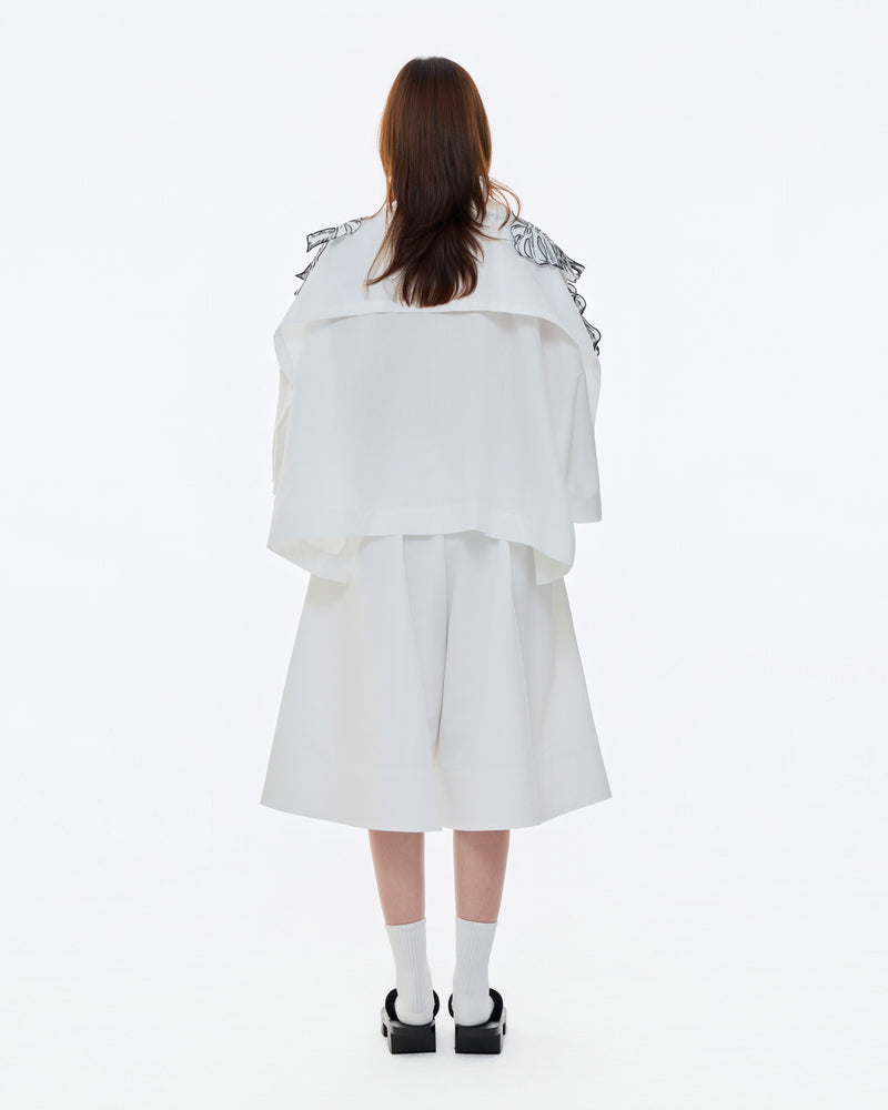MONSTERA GARDEN CAPE SHIRT