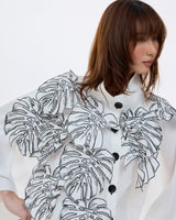 MONSTERA GARDEN CAPE SHIRT