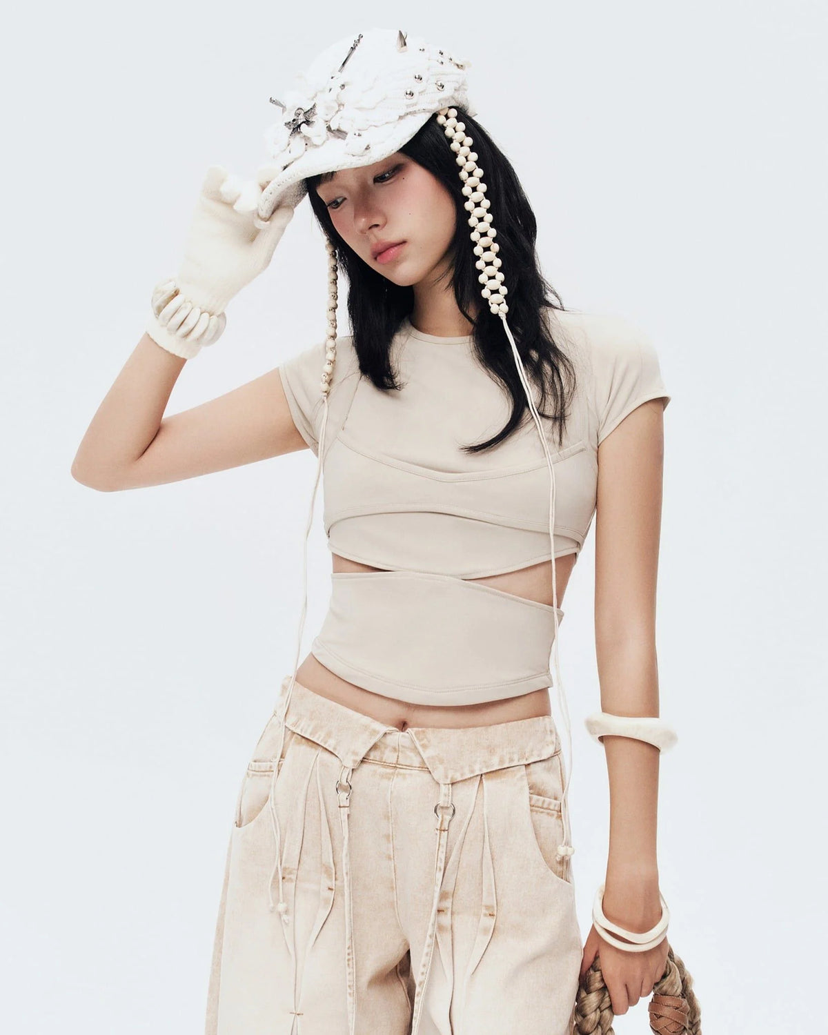 KUSH TOP (LIGHT BEIGE)