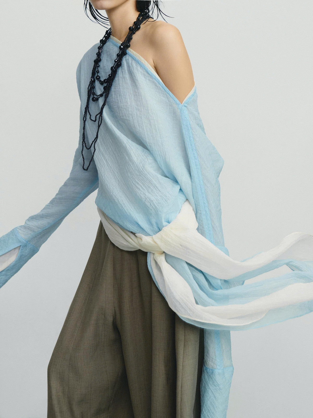 BLUE "MOT COT" TOP