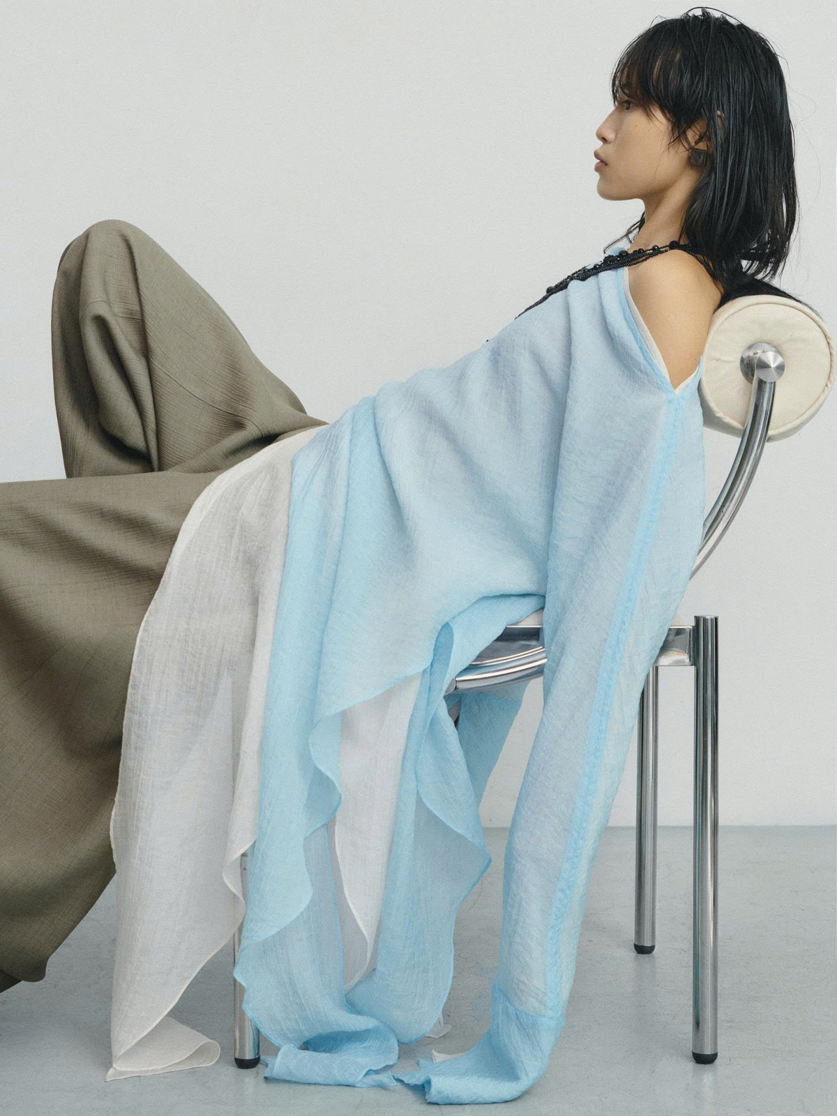 BLUE "MOT COT" TOP
