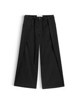 STRIPE PANTS - BLACK