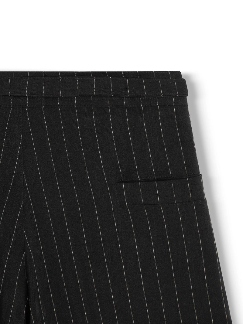 STRIPE PANTS - BLACK