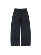 LOOSE FIT RAW DENIM PANTS