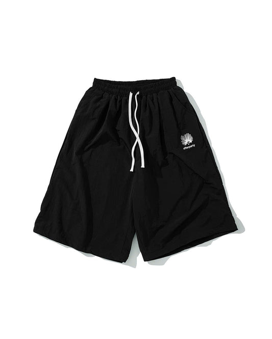 BLACK NHIM NYLON SHORTS