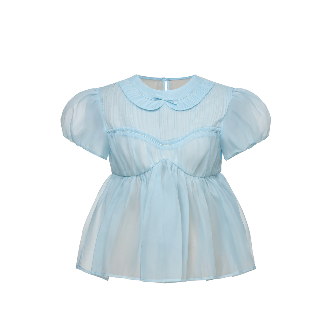 BABY BLUE BALEINE TOP