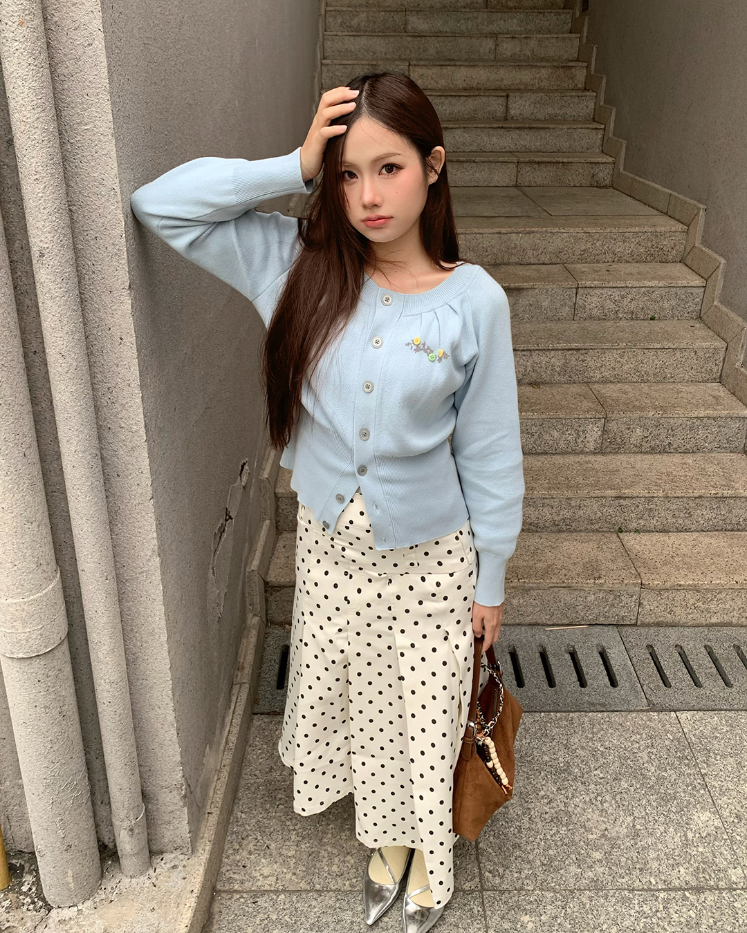 ICE BLUE BELLISSE CARDIGAN