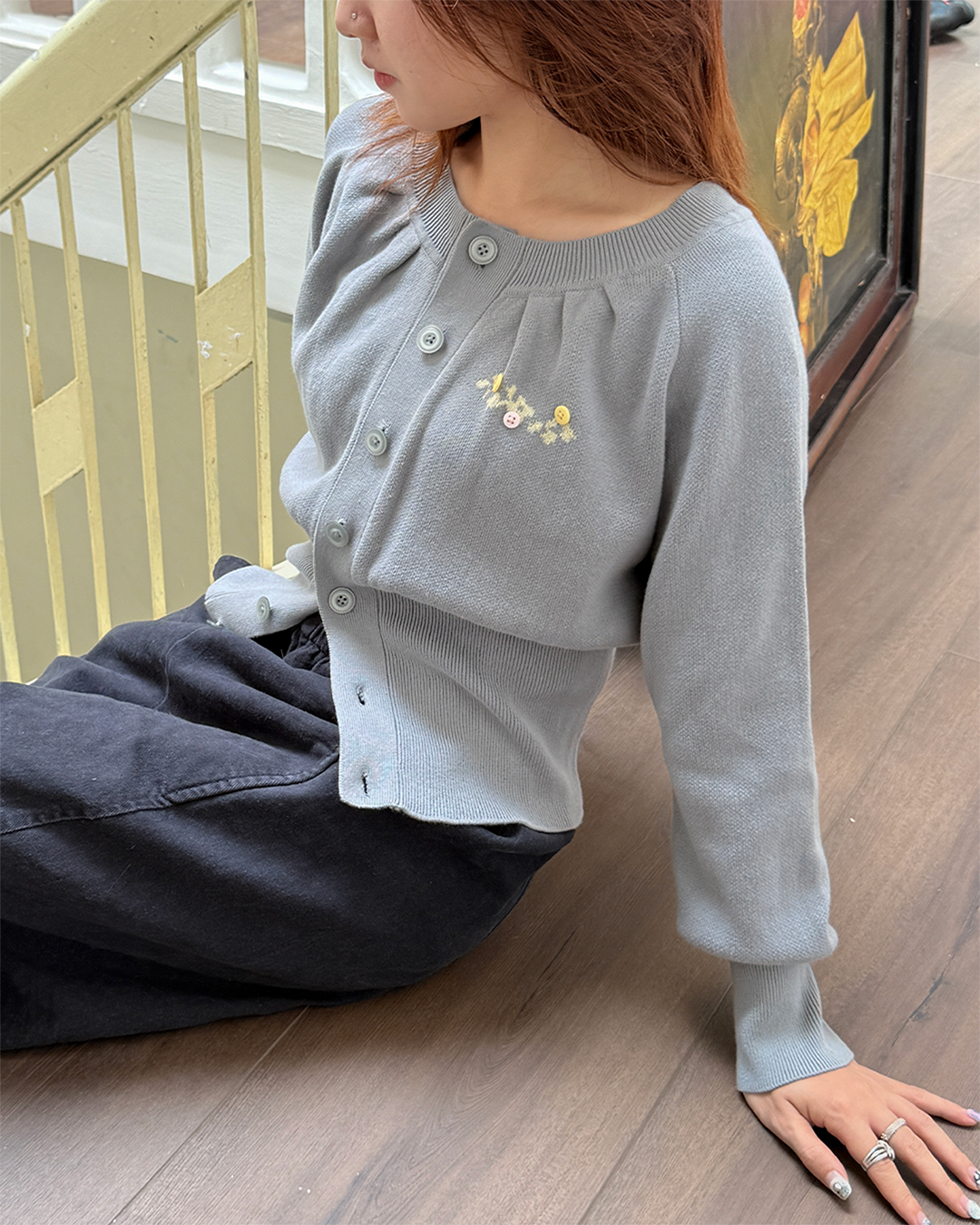ICE BLUE BELLISSE CARDIGAN