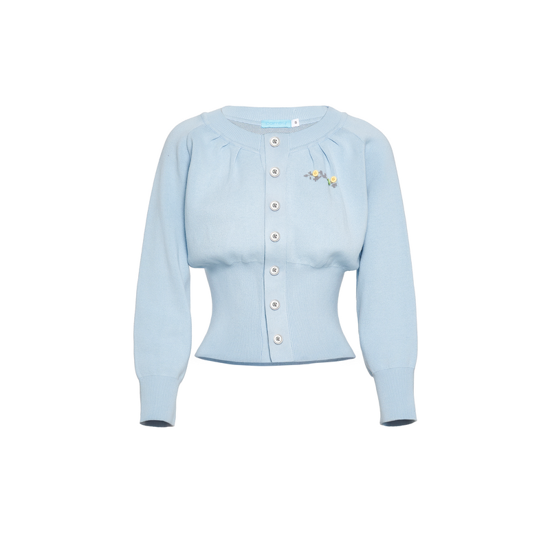 GRAY BELLISSE CARDIGAN