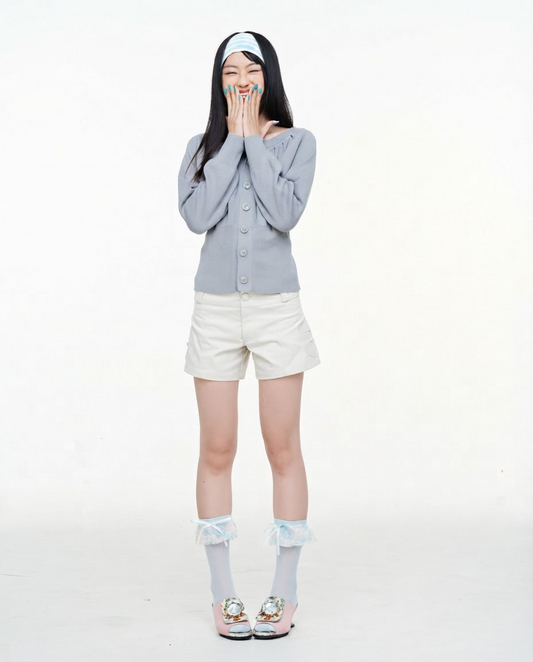 GRAY BELLISSE CARDIGAN