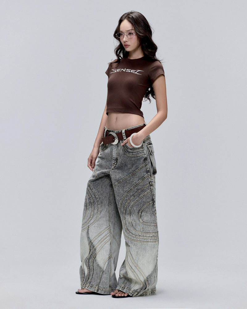 FLAME DENIM PANTS