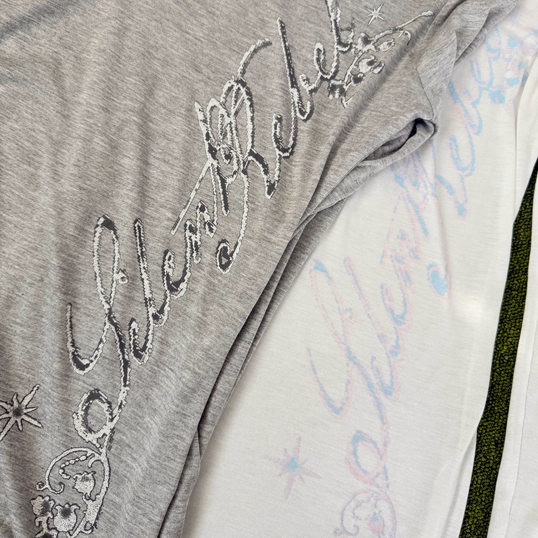 GRAY SILENT REBEL LONGSLEEVE TEE