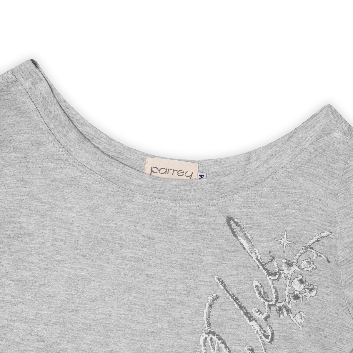 GRAY SILENT REBEL LONGSLEEVE TEE