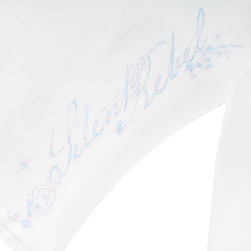 GRAY SILENT REBEL LONGSLEEVE TEE