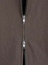 BOXY KHAKI JACKET - BROWN