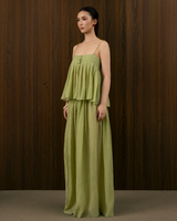 THANH WIDE-LEG TROUSERS TENCEL SILK