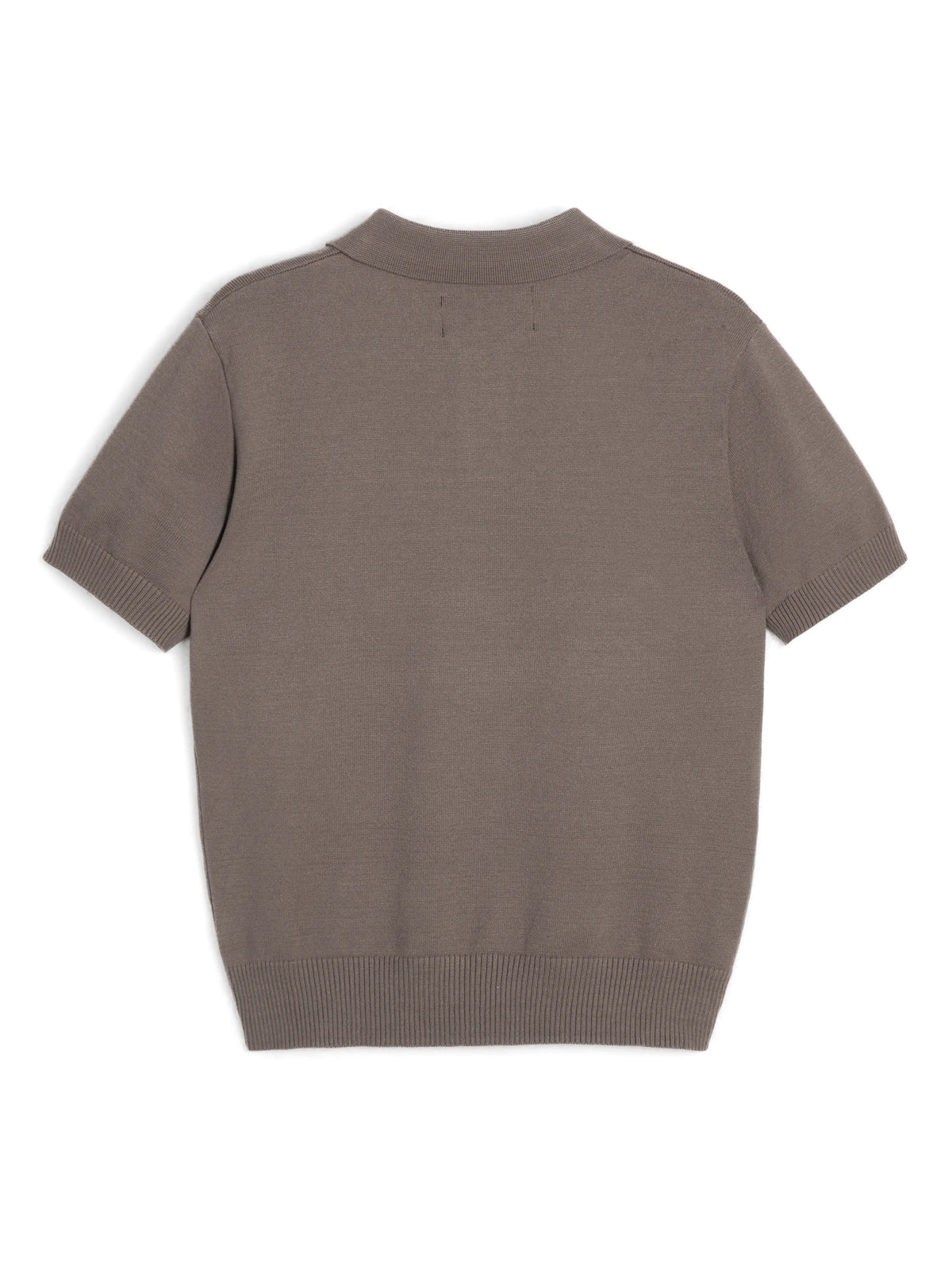KNIT POLO SHIRT - OLD MAUVE