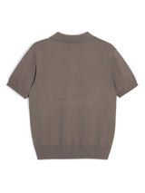 KNIT POLO SHIRT - OLD MAUVE