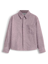 BLEACH EFFECT SHIRT - PINK