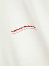 SUBTLE LOGO T-SHIRT - WHITE