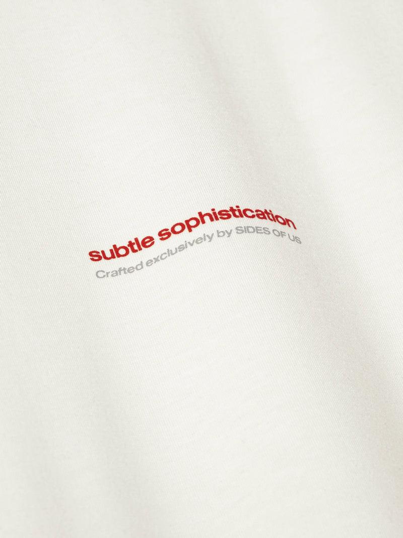 SUBTLE LOGO T-SHIRT - WHITE