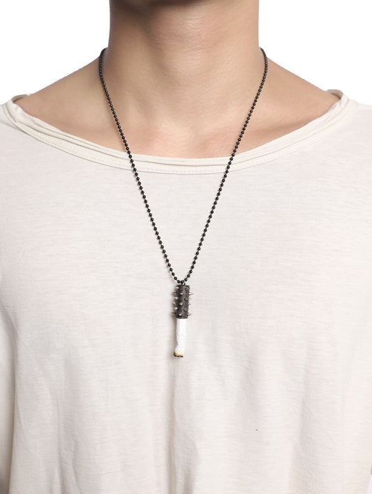 SPIKY CIG 925 SILVER NECKLACE