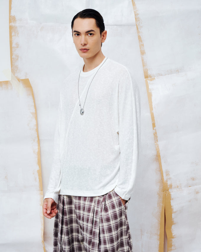 GIMAS LONGSLEEVE T-SHIRT WHITE 