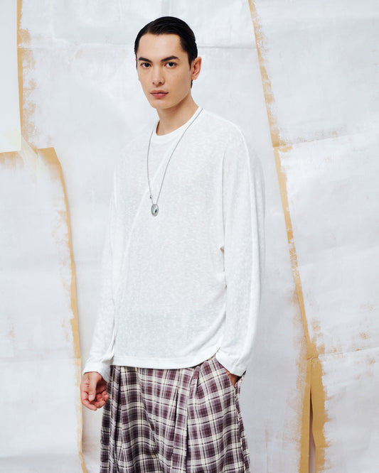 GIMAS LONGSLEEVE T-SHIRT WHITE 