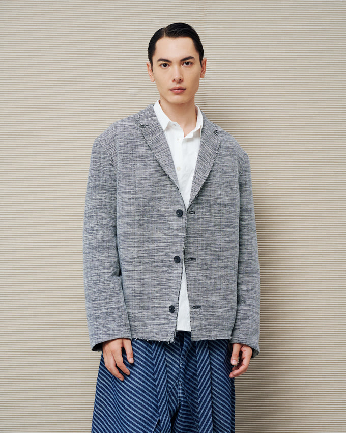 MOHAN HANDWOVEN FABRIC BLAZER PATTERN