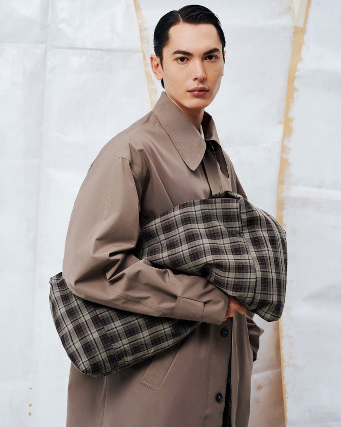 SANKO TRENCH COAT BROWN