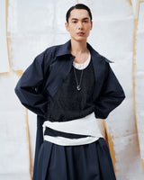 SANKO TRENCH COAT BLACK 