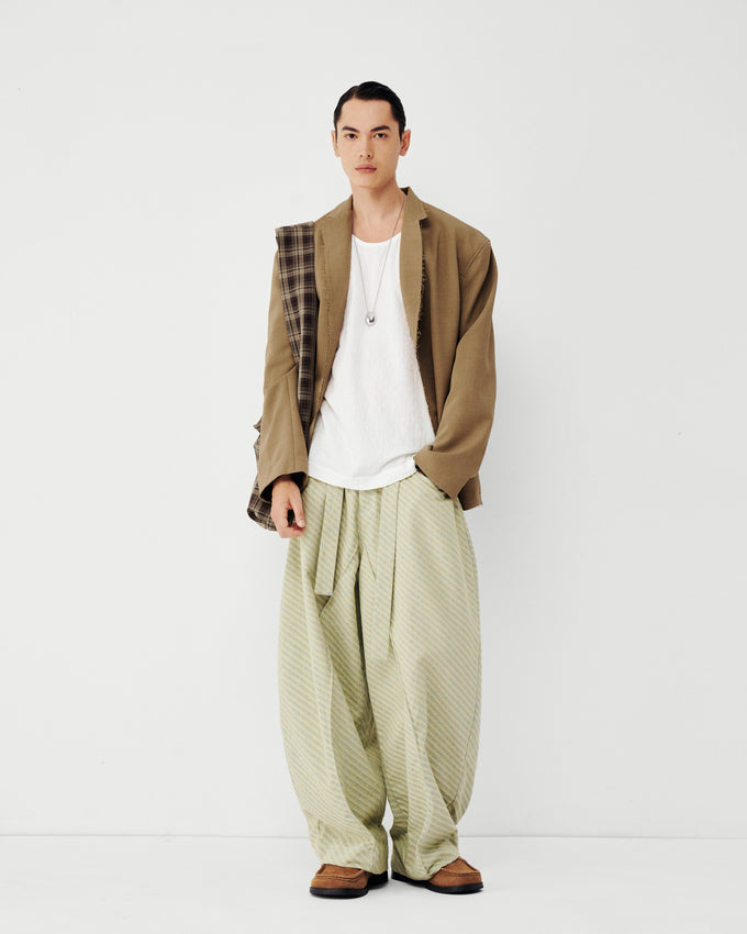 VIKEN DENIM PANTS GREEN