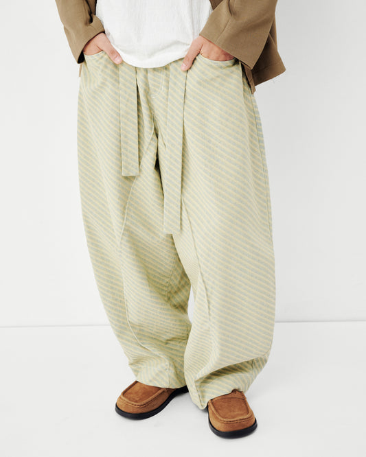 VIKEN DENIM PANTS GREEN