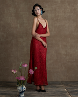 RUBY RED LA JOCONDE DE L'ORIENT CHIFFON GOWN (SET)