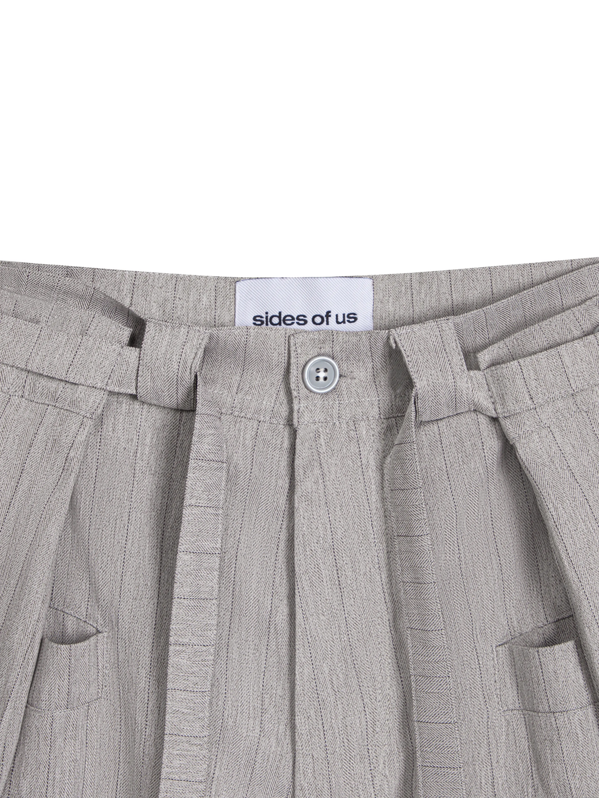 STRIPE PANTS - CREAM